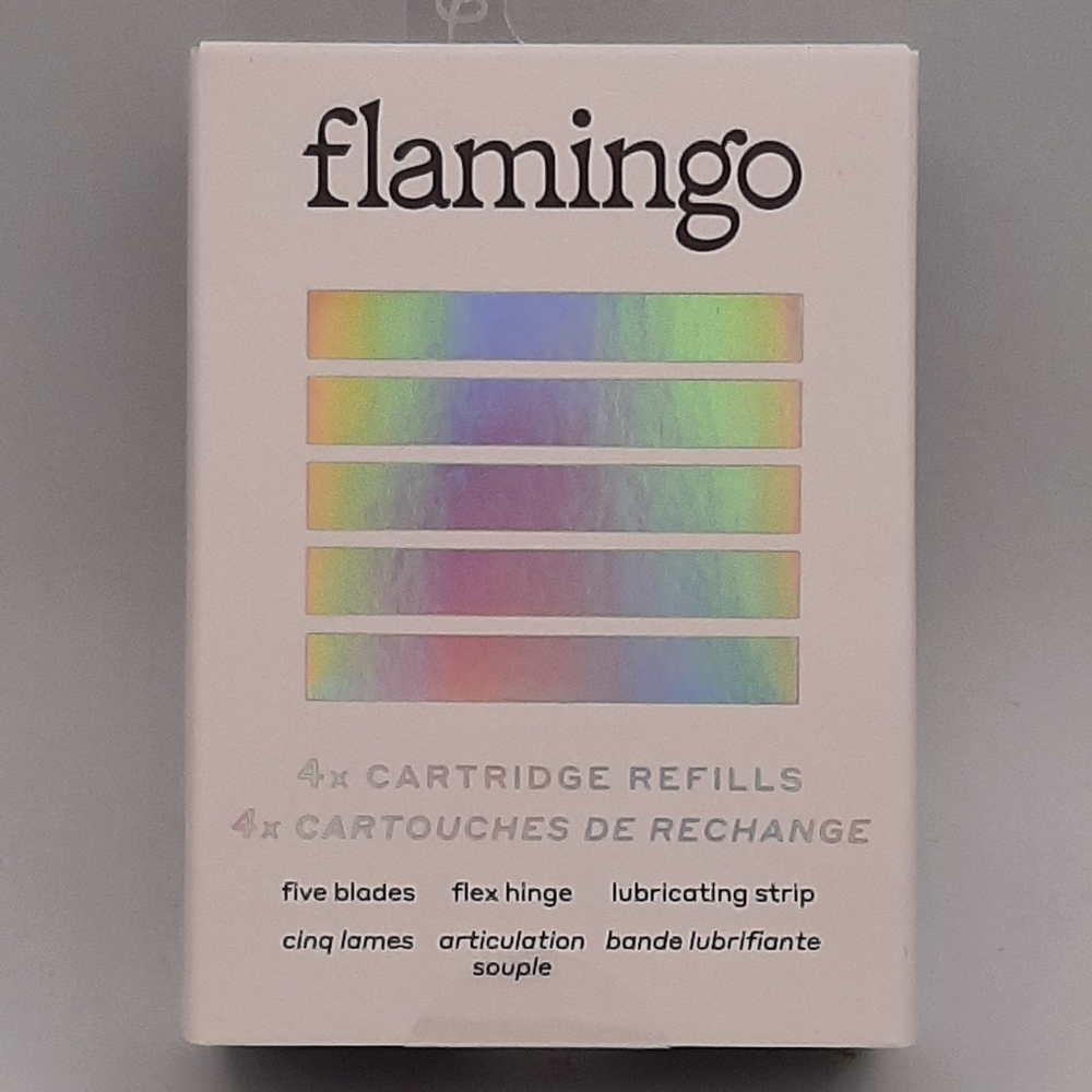 Flamingo Women’s Razor 5-Blade Cartridge Refills X4 Flex Hinge Lubricati…
